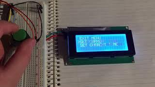 Arduino Layered Menu with Digital Rotary Encoder