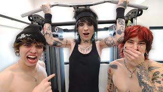 Emo goes to the Gym