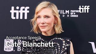 Cate Blanchett Acceptance Speech | TIFF TRIBUTE AWARDS 2024