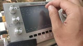 Shandong Rizhao BD4IGH's CW QRP QSO, BD6MM field communication video