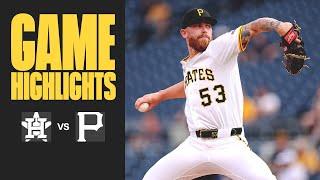 Mike Burrows Picks Up First MLB Win | Astros vs. Pirates Game Highlights (6/4/25)