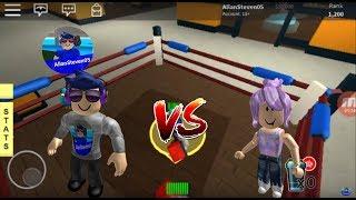 AllanSteven05 vs GamingwithYannah - Roblox Boxing