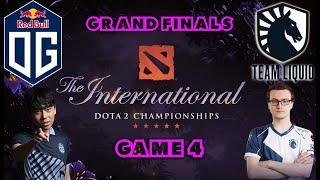 The International 2019 | OG vs Team Liquid | Game 4 | Grand Finals | Dota 2 | eSport