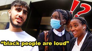 Racist Guy Stereotypes Black People