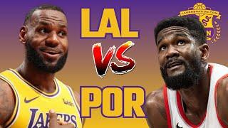 Lakers vs Blazers LIVE Play By Play And Chat