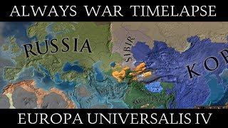 EU4: Always War Mod Timelapse (With Global Tech)