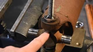 stuck driveline universal joint caps