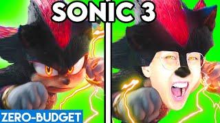 SONIC 3 MOVIE WITH ZERO BUDGET! (FUNNY SONIC, KNUCKLES, & SHADOW MOVIE PARODY BY LANKYBOX!)