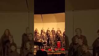 at my choir concert