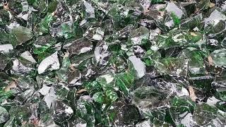 Glasbrocken Dunkelgrün | Glass Rocks Dark Green | Fire Glass | Buy Online | Deco Stones