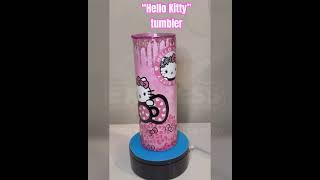 Our “Hello Kitty” tumbler is available for purchase! #tumbler #smallbusiness #sublimation #coffee