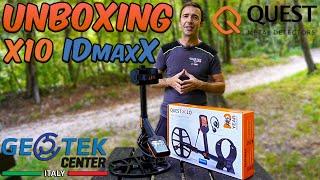 Metal Detector QUEST X10 IDmaxX - UnBoxing e Menu Impostazioni #metaldetecting #metaldetector