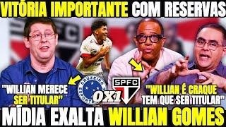 MÍDIA EXALTA A GRANDESA DO SÃO PAULO & RASGA ELOGIOS A WILLIAN GOMES VITÓRIA IMPORTANTE DO SÃO PAULO