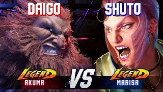 SF6 ▰ DAIGO (Akuma) vs SHUTO (Marisa) ▰ High Level Gameplay