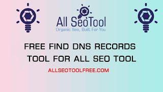 How to Find DNS Records | Smallseotools | DNS |Free Find DNS records Tool For All SEO Tool Free