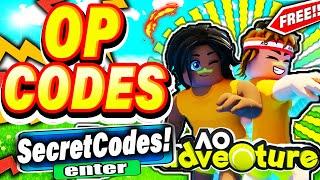 ALL NEW *SECRET CODES* IN ROBLOX AO ADVENTURE(new codes in roblox ao adventure) NEW