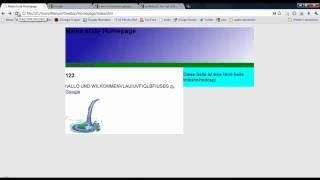 Tutorial: Homepages mit Html und Css in einer Stunde gestalten lernen (Deutsch/German)