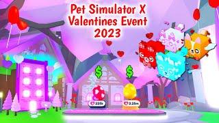 Pet Simulator X Valentines Event 2023 #petsimulator #petsimx #robloxgames #biggames