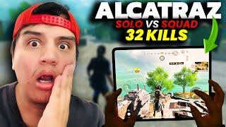  32 KILLS en ALCATRAZ, JUGANDO SOLO VS SQUAD con LA NUEVA MISTY del MUNDIAL | cod mobile