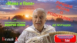 ЛУЧШАЯ ПЕСНЯ О РОДИТЕЛЯХ! ДО МУРАШЕК! "Мама и Папа", поёт Валерий Сёмин под баян