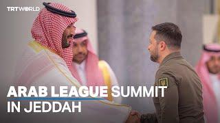 Ukrainian President Volodymyr Zelenskyy attends summit in Jeddah