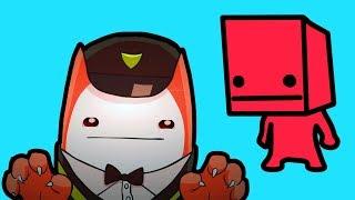 Театр ЗЛЫХ КОТОВ #1. Предательство Шляпника. Игра Battleblock Theater с ПАПУЛЕЙ