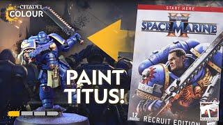 How to Paint: Space Marine 2: Recruit Edition | Beginner | Warhammer 40,000