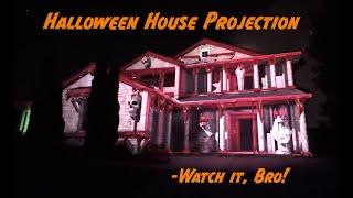 Halloween House Projection Mapping 2022