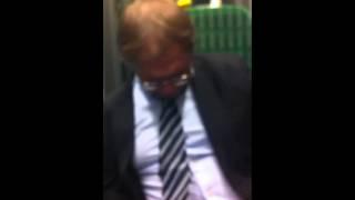 Sleepy passenger