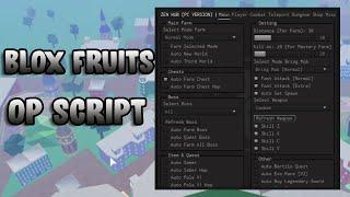 [OP] Blox Fruits Script GUI Hack | Auto Farm | Devil Fruits (Pastebin 2022)