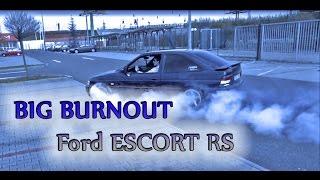 Ford Escort RS 2000 16V 166PS BIG BURNOUT !!