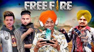 FREE FIRE PLAY WITH PUNJABI SINGERS | Funny Conversation | HARSHDEEP SINGH