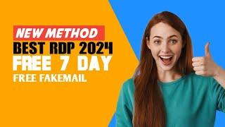 HOW TO CREATE FREE RDP 7 DAY 2024 | FREE FAKEMAIL CLOUDSIGMA