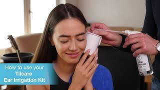 How to use the Tilcare Ear Wax Removal Cleaning Kit - Perfect Ear Irrigation Flushing Adults & Kids