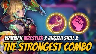 WAN-WAN X ANGELA SKILL 2 THE STRONGEST COMBO ALL META | MAGIC CHESS MLBB