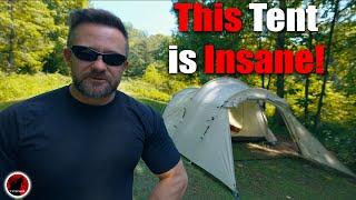 I've NEVER Seen a Japanese Tent Like This Before - Snow Peak Vault 4 Person Tunnel Tent