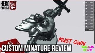 GOI hero forge custom miniatures review and unboxing