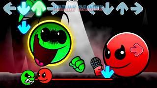 FNF Geometry Dash 2.3 vs Geometry Dash 2.3 Sings Animal | Fire In The Hole FNF Mods