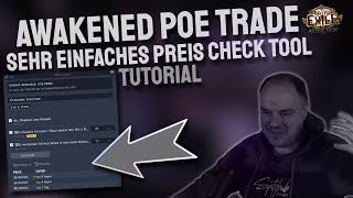 Path of Exile | AWAKENED POE TRADE - Preis Check Tool | Tutorial