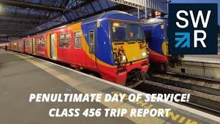 THE LAST DAY OF THE CLASS 456s! London to Chessington, trip report.