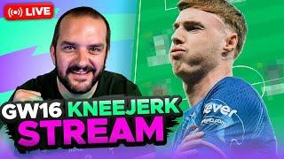 94 POINTS!  | FPL KNEEJERK GAMEWEEK 16 | LIVE Q&A | Fantasy Premier League Tips 2024/25