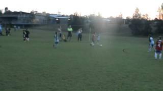 2011 Summer Compettition-U9-Bonnyrigg White-Marko Papak scores against Bossley Park