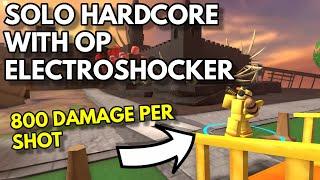 SOLO HARDCORE WITH OP ELECTROSHOCKER | ROBLOX Tower Defense Simulator