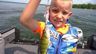 Kid Fishing in Curtis, Mi - Destination Outdoors
