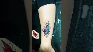 Angel tattoo leg desing allen 3d tattoo house