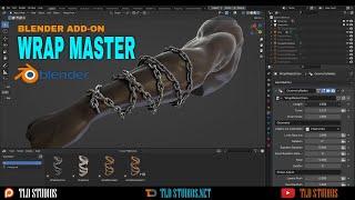 Blender Add On - Wrap Master (FAST)