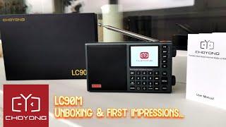 Choyong Radio LC90M FM/LW/MW/SW/SSB/BT/TF Internet radio unboxing and first impressions in Europe.