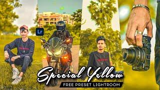 Lightroom Mobile Preset DNG | Special Yellow Tone Presets | Yellow Preset | Lr Free Preset Download