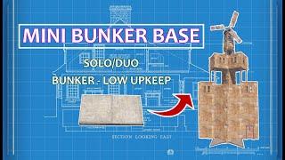 RUST BASE DESIGN |SOLO/DUO -  "MINI BUNKER BASE" - 2022 Rust Base Tutorial