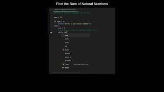 Find the Sum of Natural Numbers in Python | Python Examples | Python Coding Tutorial | Interview